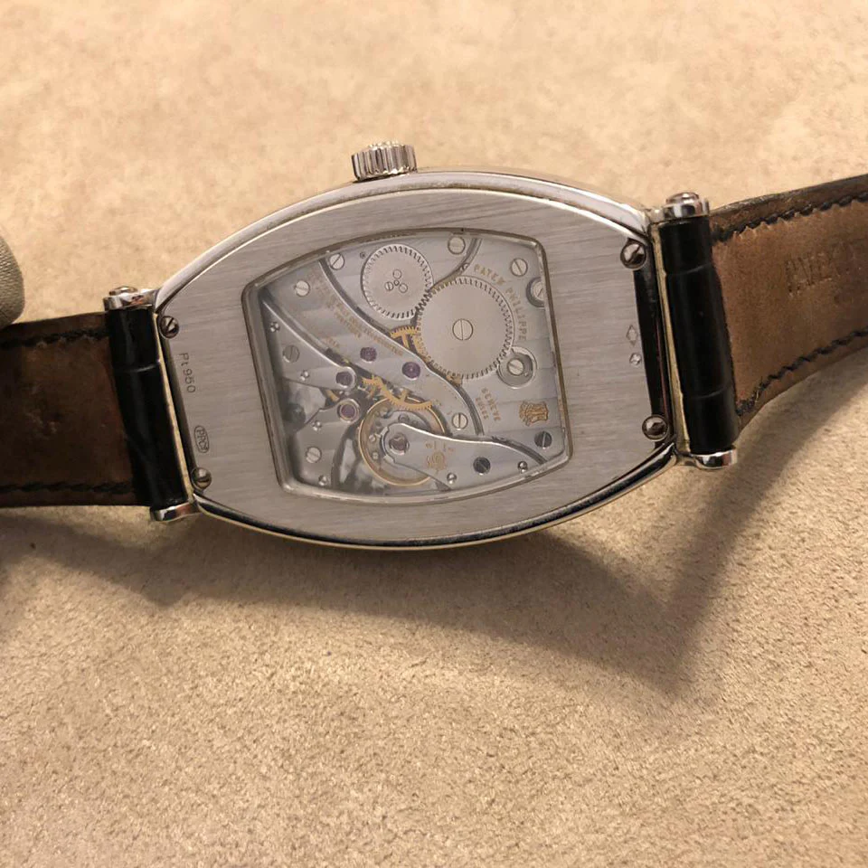 Patek Philippe Chronometro Gondolo Platinum Men`s Watch - Image 4