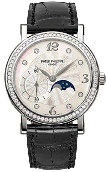 Patek Philippe Complicated 18K White Gold & Diamonds Lady's Watch