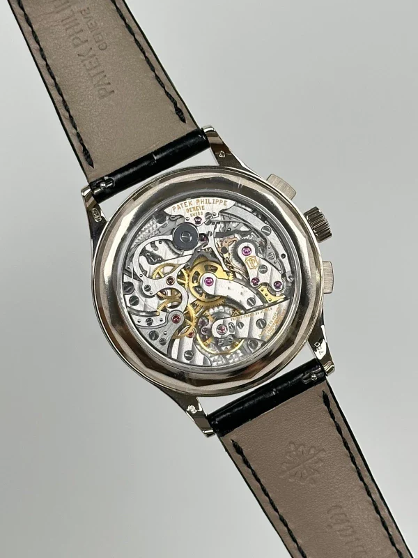 Patek Philippe Complicated Chronograph 18K White Gold Men's Watch - Image 9