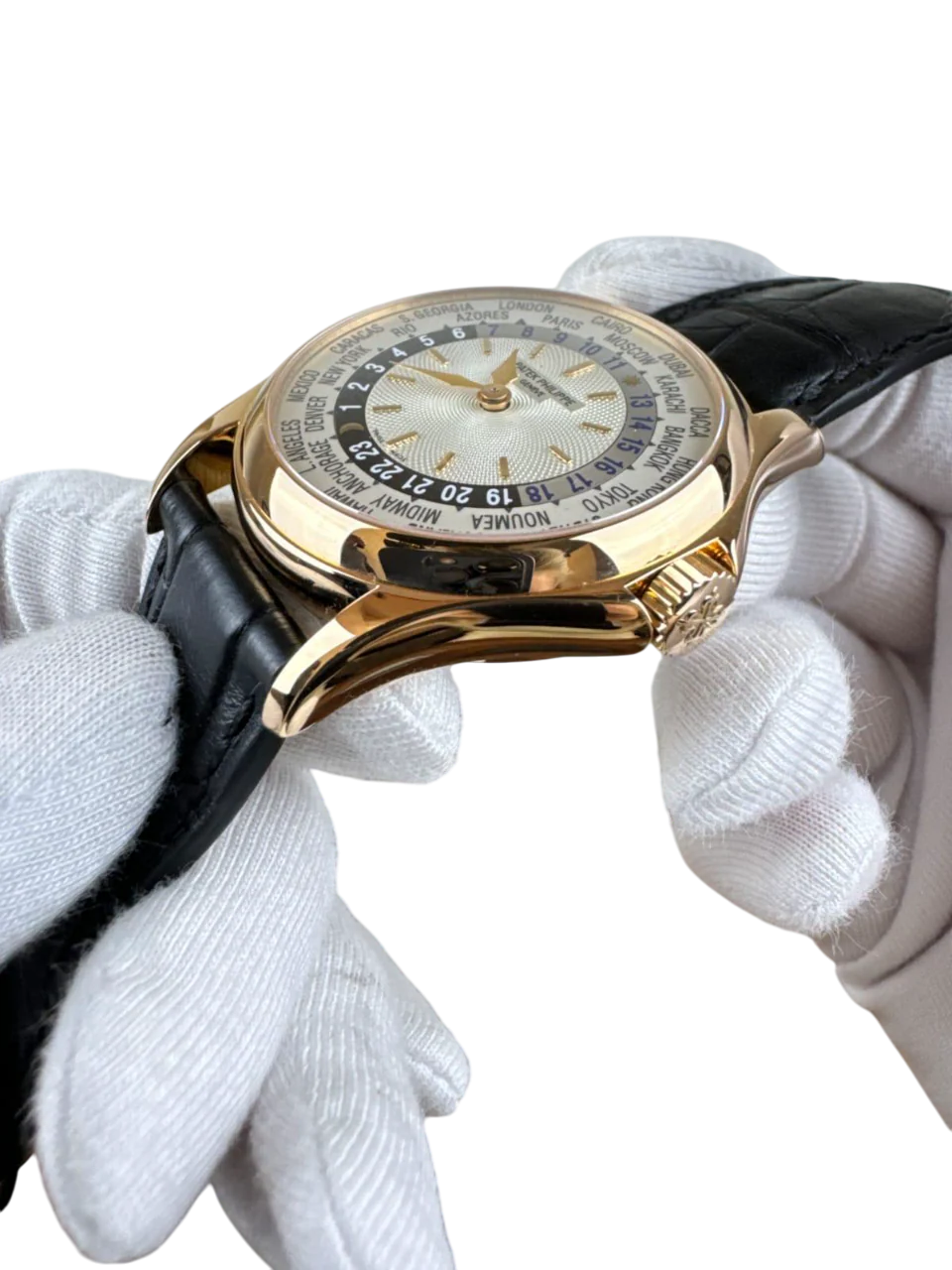 Patek Philippe Complications World Time 18K Yellow Gold Men's Watch - Image 6