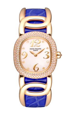 Patek Philippe Golden Ellipse 18K Yellow Gold & Diamonds Lady's Watch