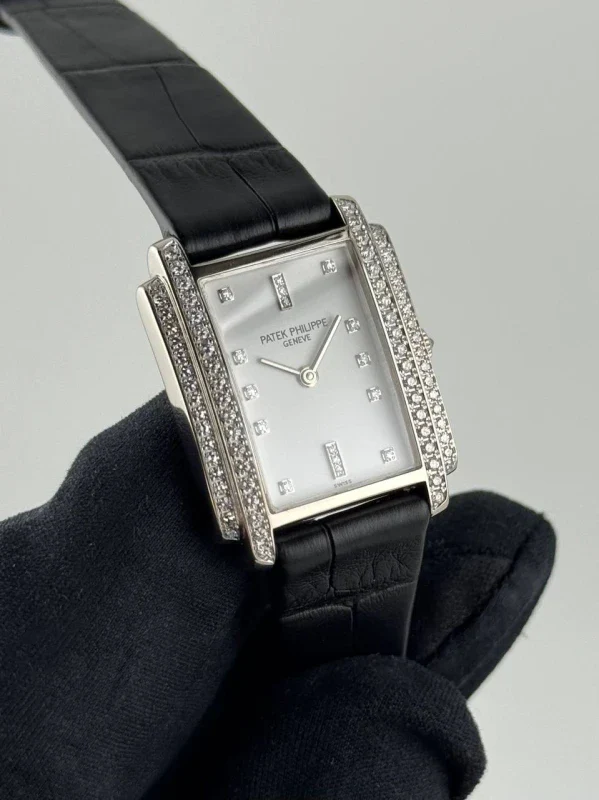 Patek Philippe Gondolo 18K White Gold & Diamonds Lady's Watch - Image 2