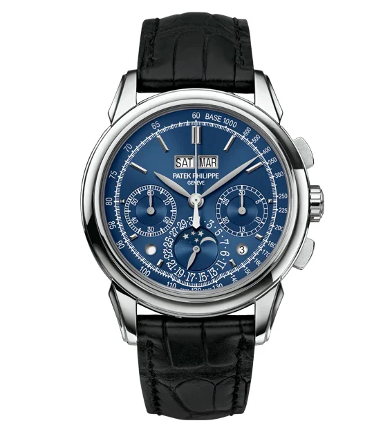 Patek Philippe Grand Complications Perpetual Calendar Chronograph 18K White Gold Men's Watch