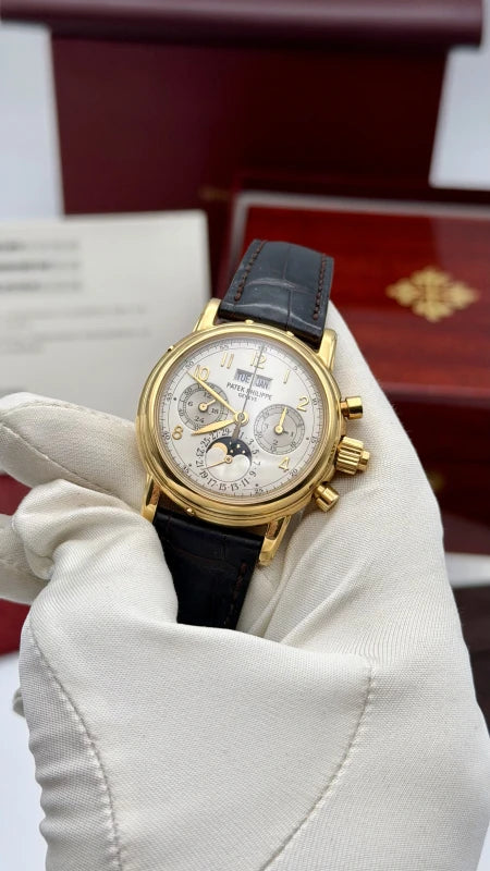 Patek Philippe Grande Complication Perpetual Calendar 18K Yellow Gold Men's Watch - Image 3