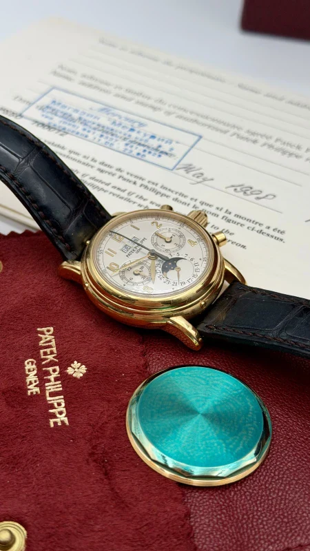 Patek Philippe Grande Complication Perpetual Calendar 18K Yellow Gold Men's Watch - Image 4
