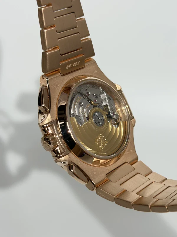 Patek Philippe Nautilus 18K Rose Gold Men's Watch - Image 5