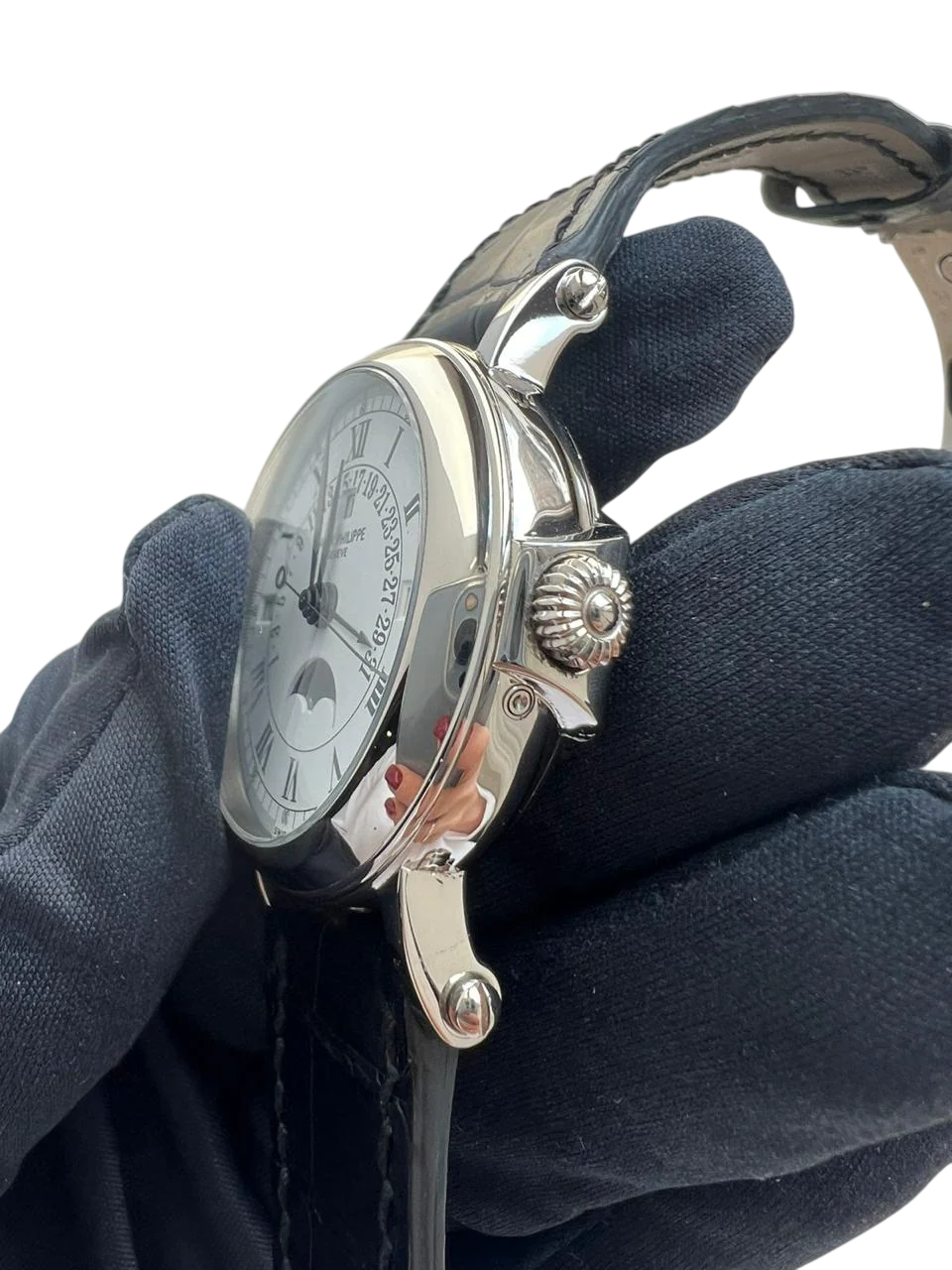 Patek Philippe Perpetual Calendar 18K White Gold Man's Watch - Image 3