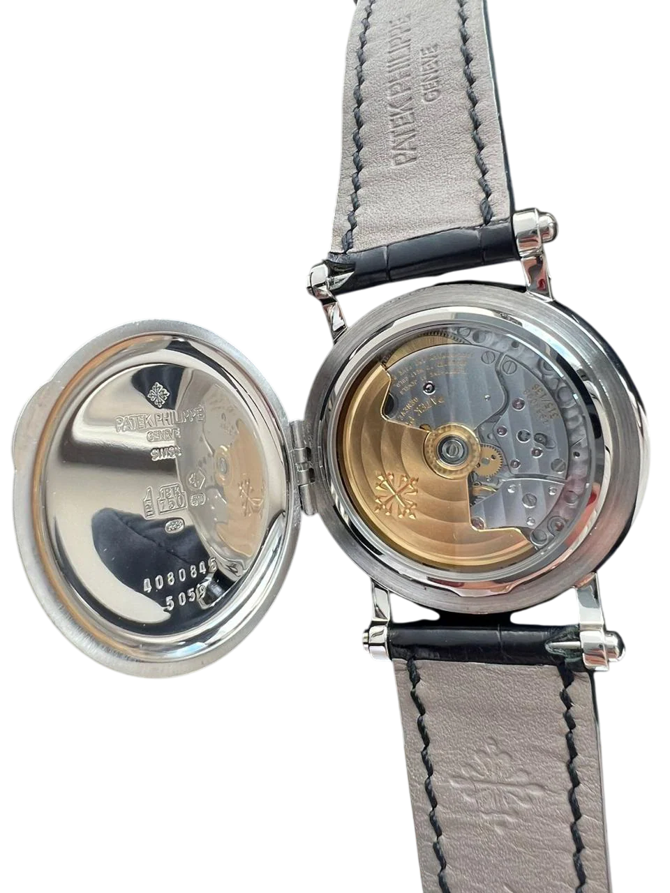 Patek Philippe Perpetual Calendar 18K White Gold Man's Watch - Image 5