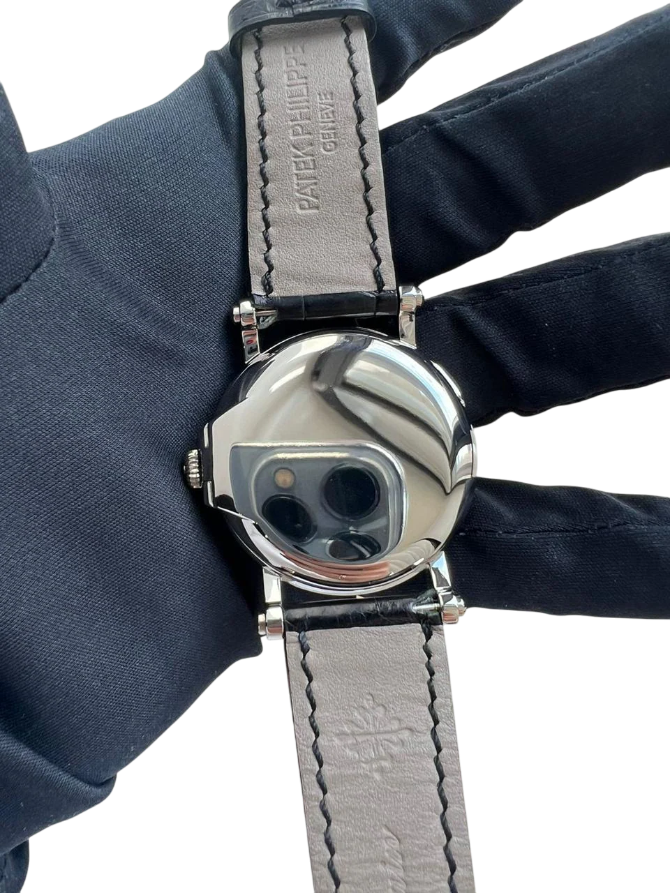 Patek Philippe Perpetual Calendar 18K White Gold Man's Watch - Image 8