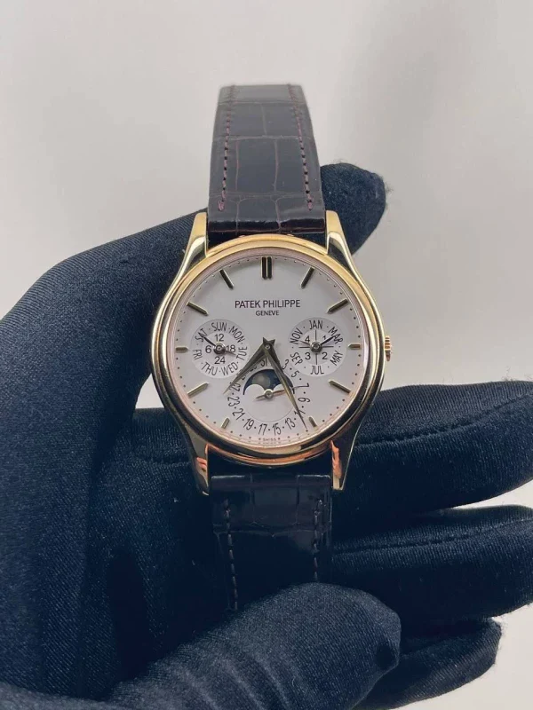 Patek Philippe Perpetual Calendar 18K Yellow Gold Men’s Watch - Image 2