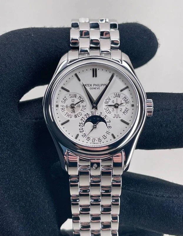 Patek Philippe Perpetual Calendar 18K White Gold Men’s Watch - Image 2