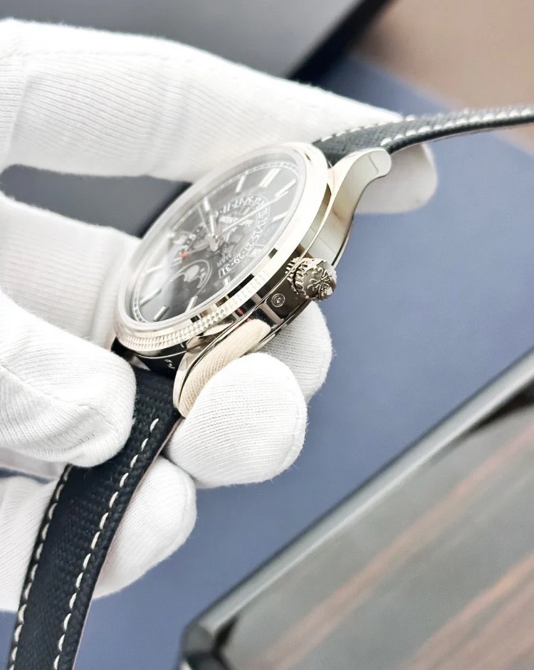 Patek Philippe Retrograde Perpetual Calendar 18K White Gold Men’s Watch - Image 3