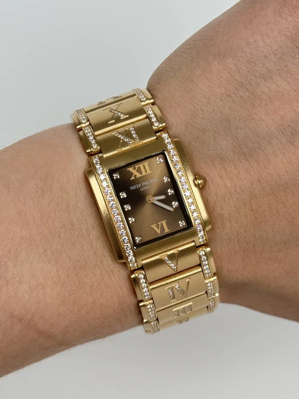 Patek Philippe Twenty-4 18K Rose Gold & Diamonds Ladies Watch - Image 9