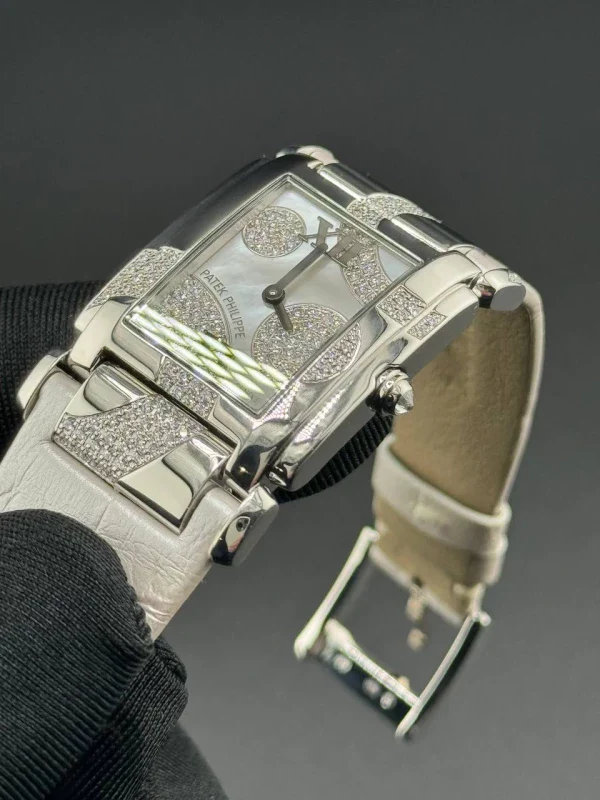 Patek Philippe Twenty-4 18K White Gold Lady's Watch - Image 5