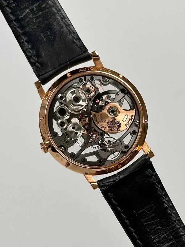 Piaget Altiplano Skeleton 18K Rose Gold Men's Watch - Image 4