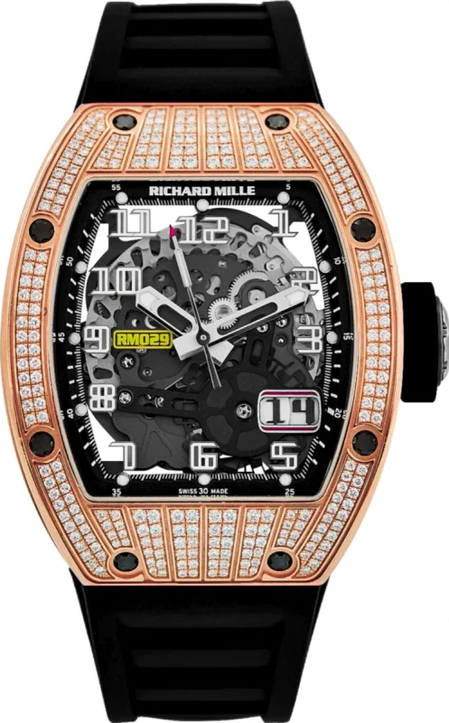 Richard Mille RM 029 18K Rose Gold & Diamonds Men's Watch