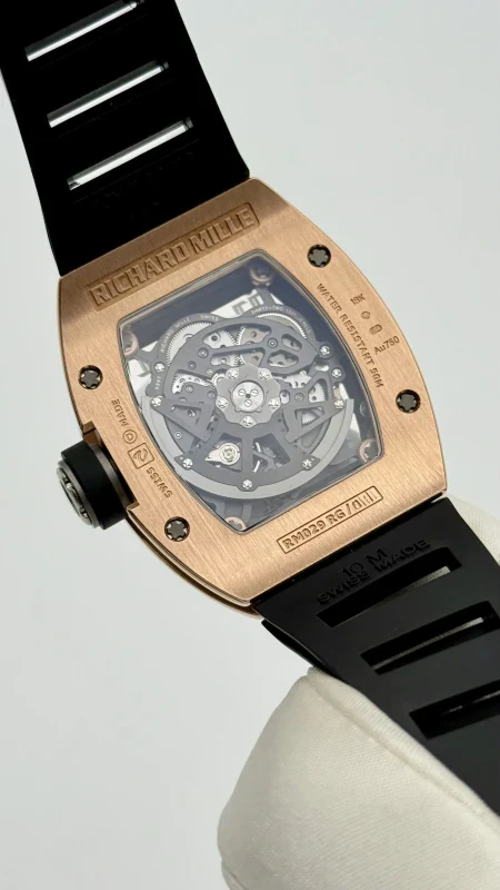 Richard Mille RM 029 18K Rose Gold & Diamonds Men's Watch - Image 8