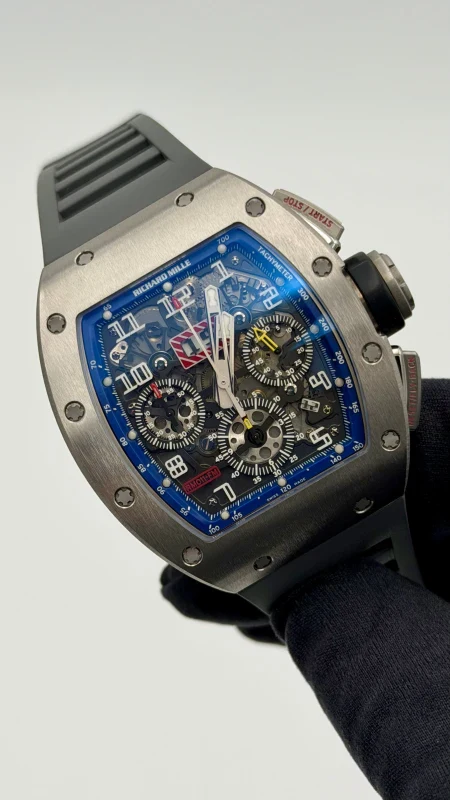 Richard Mille RM 011 Flyback Chronograph Felipe Massa 18K White Gold Men's Watch - Image 3