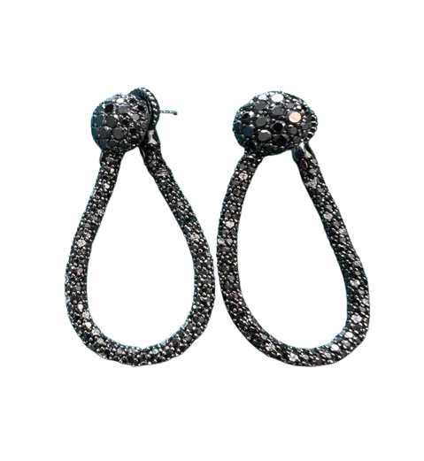 Roberto DeMeglio Black Diamond Earrings