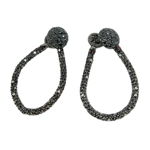 Roberto DeMeglio Black Diamond Earrings - Image 5
