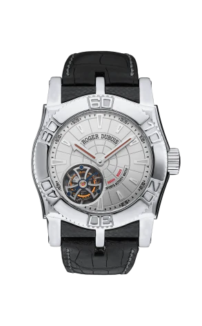 Roger Dubuis EasyDiver Tourbillon Stainless Steel & 18K White Gold Mens Watch