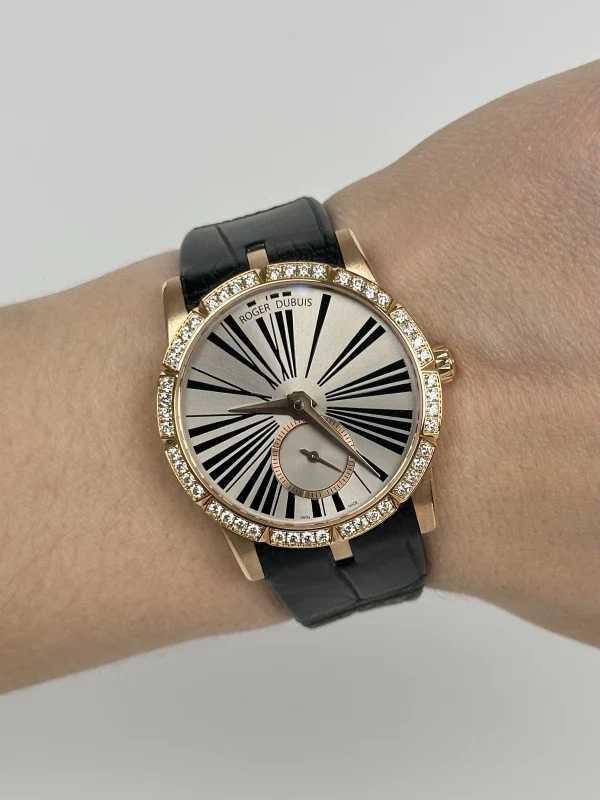 Roger Dubuis Excalibur Rose Gold & Diamonds Lady's Watch - Image 10