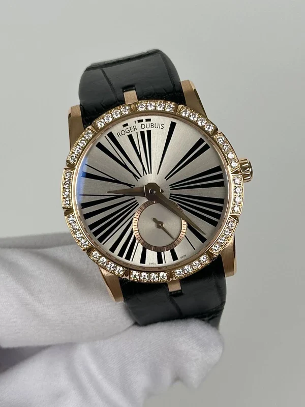 Roger Dubuis Excalibur Rose Gold & Diamonds Lady's Watch - Image 3