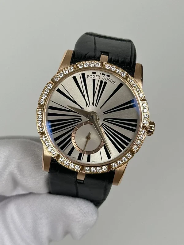 Roger Dubuis Excalibur Rose Gold & Diamonds Lady's Watch - Image 4
