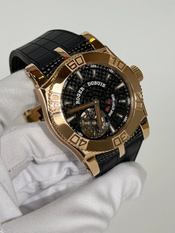 Roger Dubuis Easy Diver Tourbillon 18K Rose Gold Men's Watch - Image 4