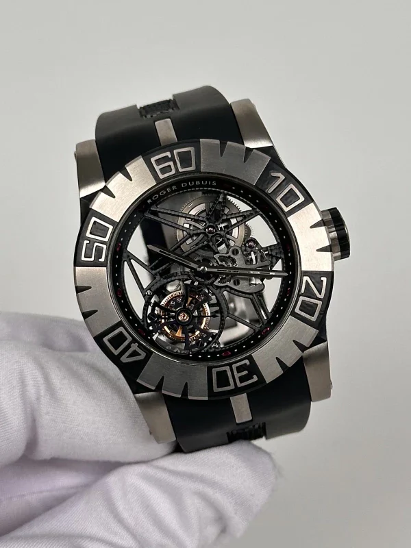 Roger Dubuis Easy Diver Skeleton Flying Tourbillon Titanium Men's Watch - Image 3