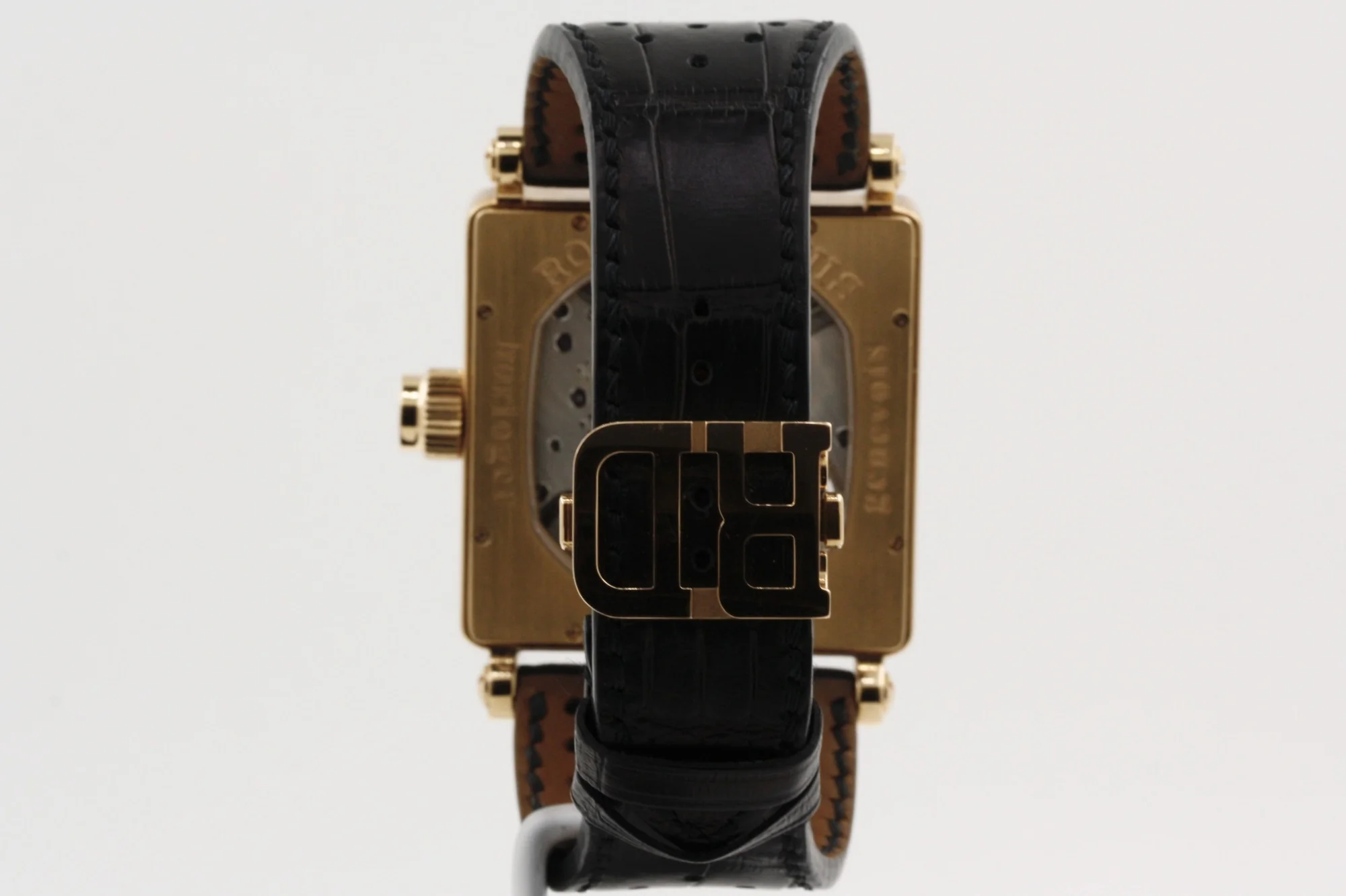 Roger Dubuis Golden Square Tourbillon 18K Rose Gold Mens Watch - Image 6