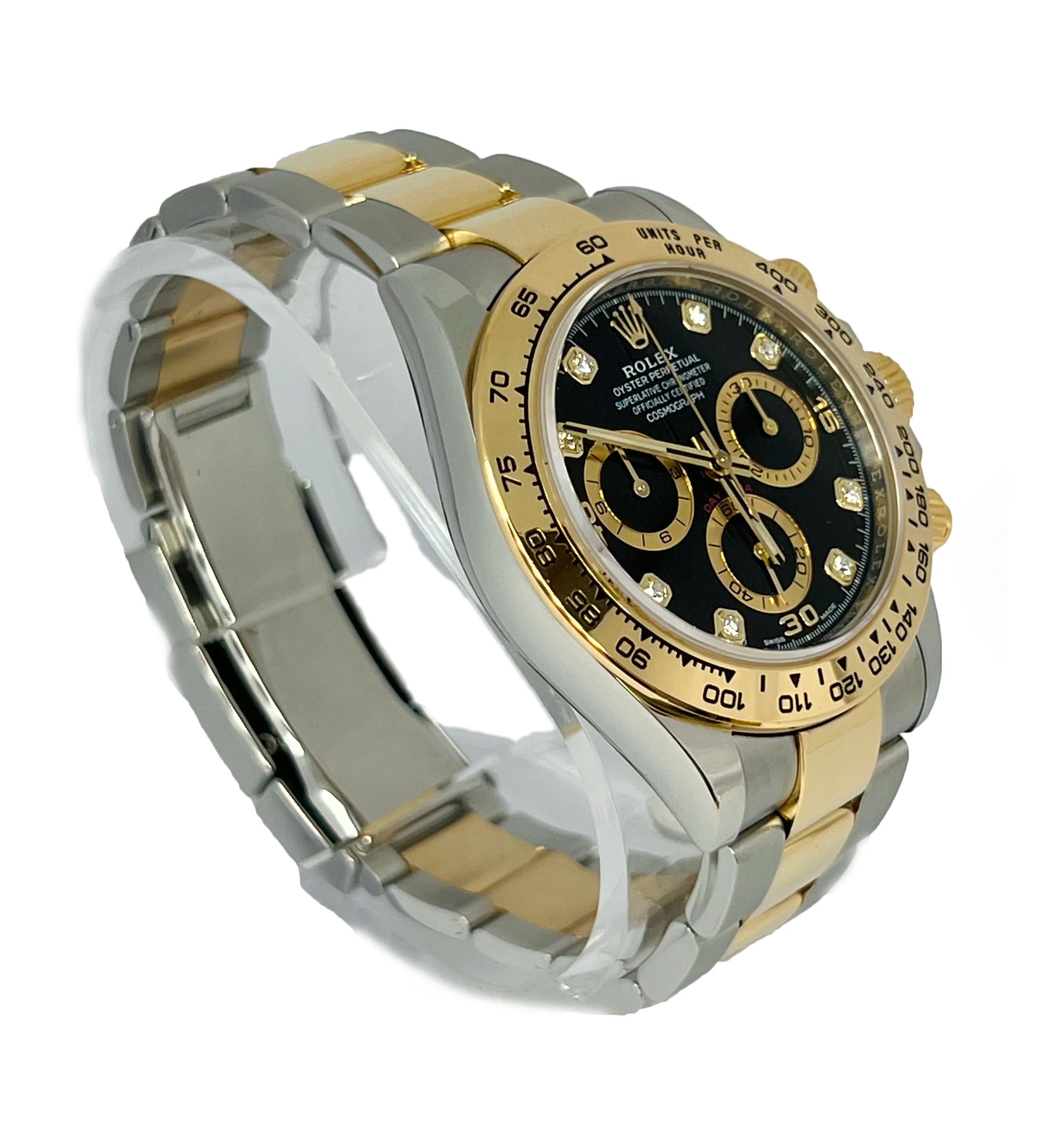 Rolex Cosmograph Daytona Chronograph Stainless steel & 18K Yellow Gold & Diamonds Unisex Watch - Image 2