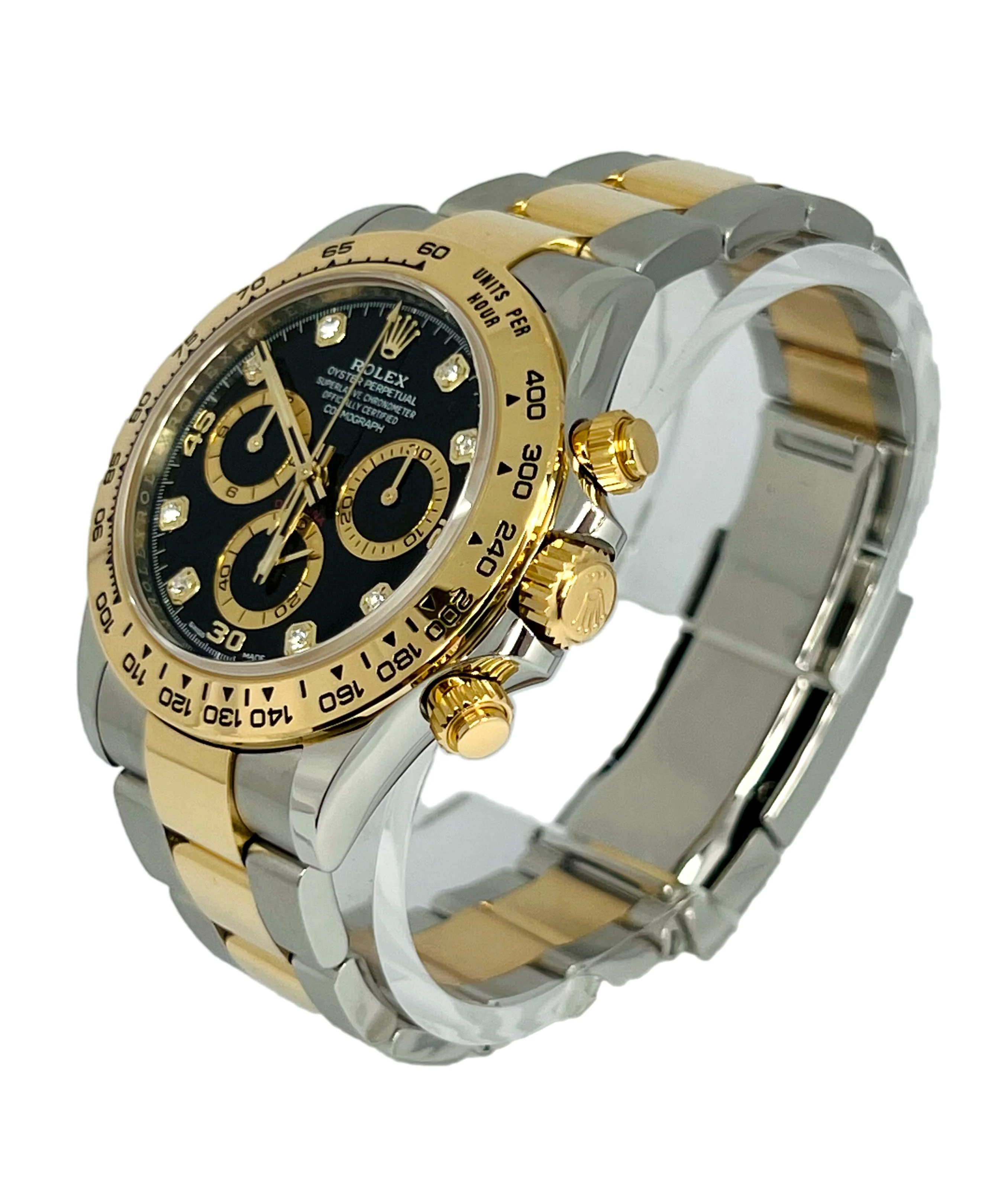 Rolex Cosmograph Daytona Chronograph Stainless steel & 18K Yellow Gold & Diamonds Unisex Watch - Image 3