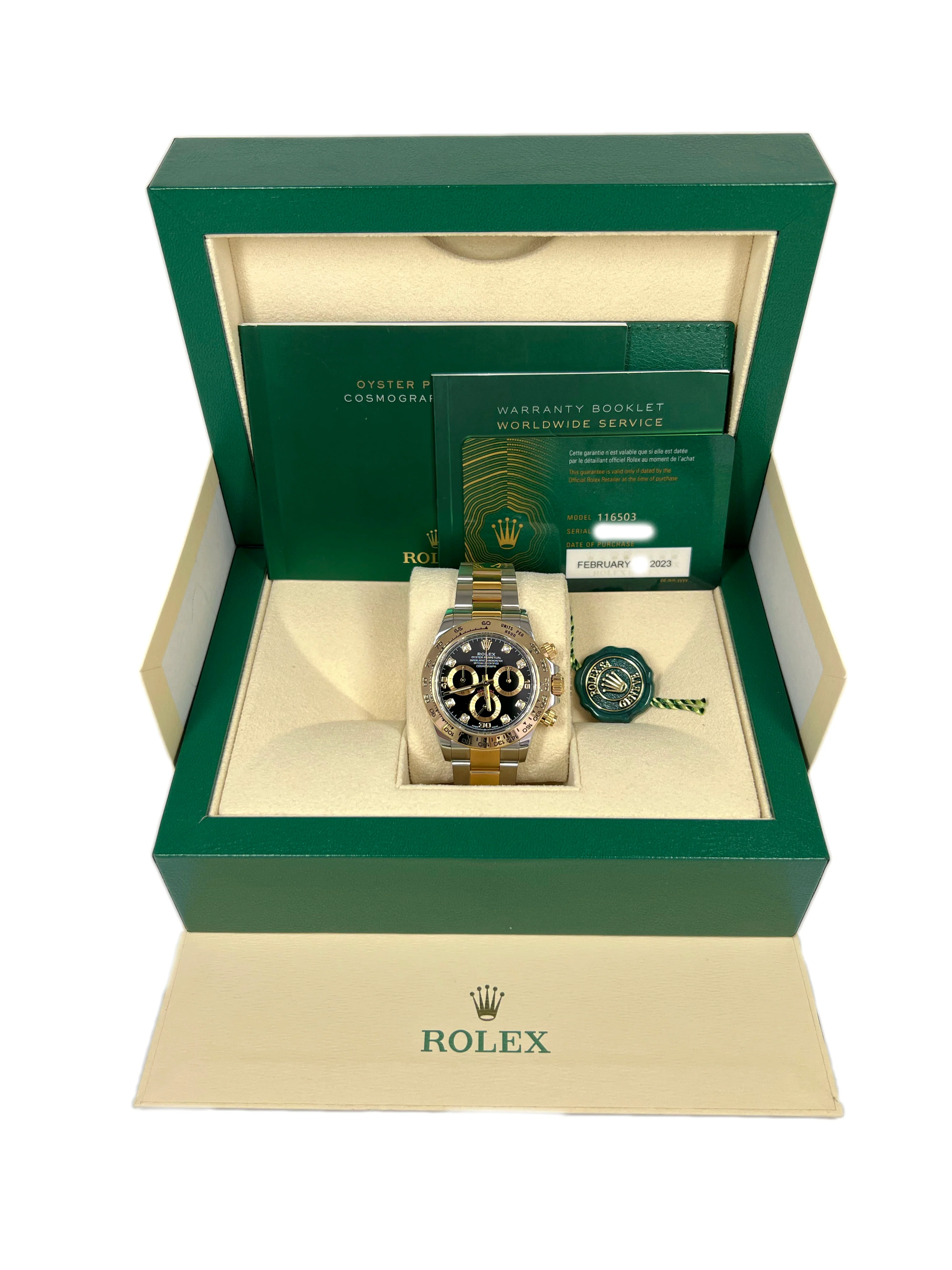 Rolex Cosmograph Daytona Chronograph Stainless steel & 18K Yellow Gold & Diamonds Unisex Watch - Image 5