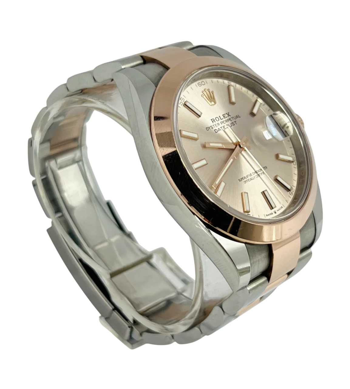 Rolex Datejust Stainless steel & 18K Rose Gold Men's Watch - Image 2