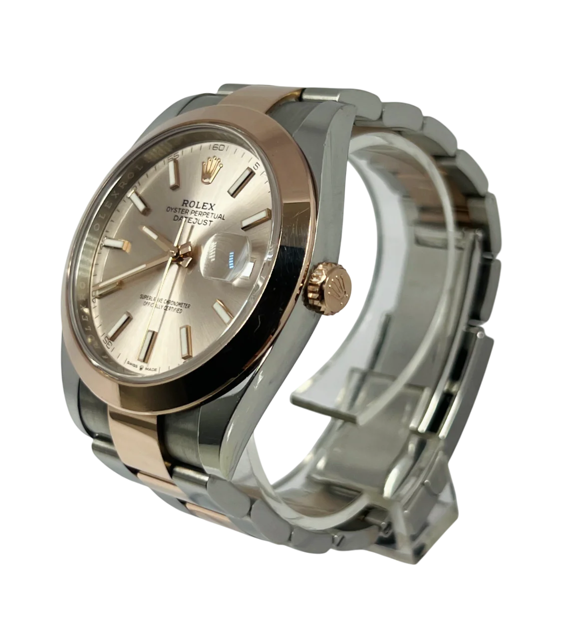 Rolex Datejust Stainless steel & 18K Rose Gold Men's Watch - Image 3