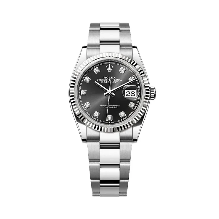 Rolex Datejust Stainless steel & 18K White Gold & Diamonds Lady's Watch