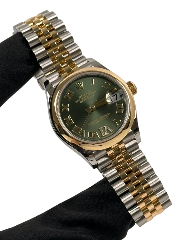 Rolex Datejust Stainless Steel & 18K Yellow Gold Lady's Watch - Image 2