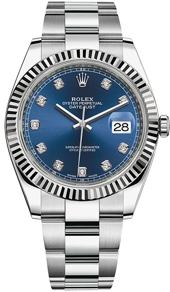 Rolex Datejust Stainless steel & 18K White Gold & Diamonds Men's Watch