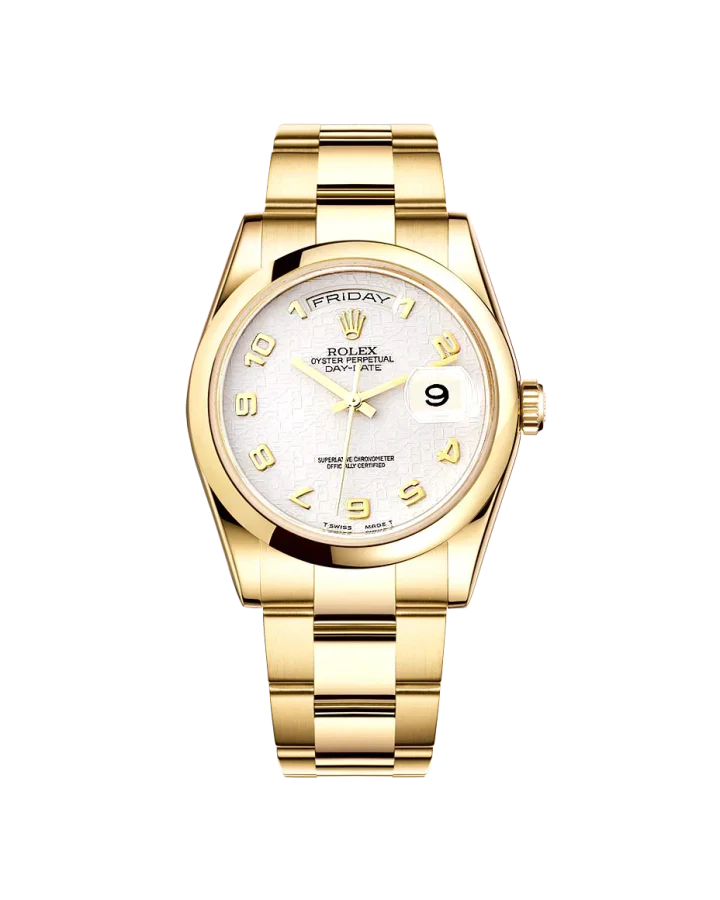 Rolex Day-Date 18K Yellow Gold Unisex Watch