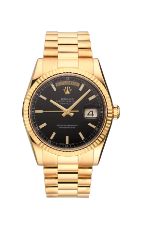 Rolex Day-Date 18K Yellow Gold Unisex Watch