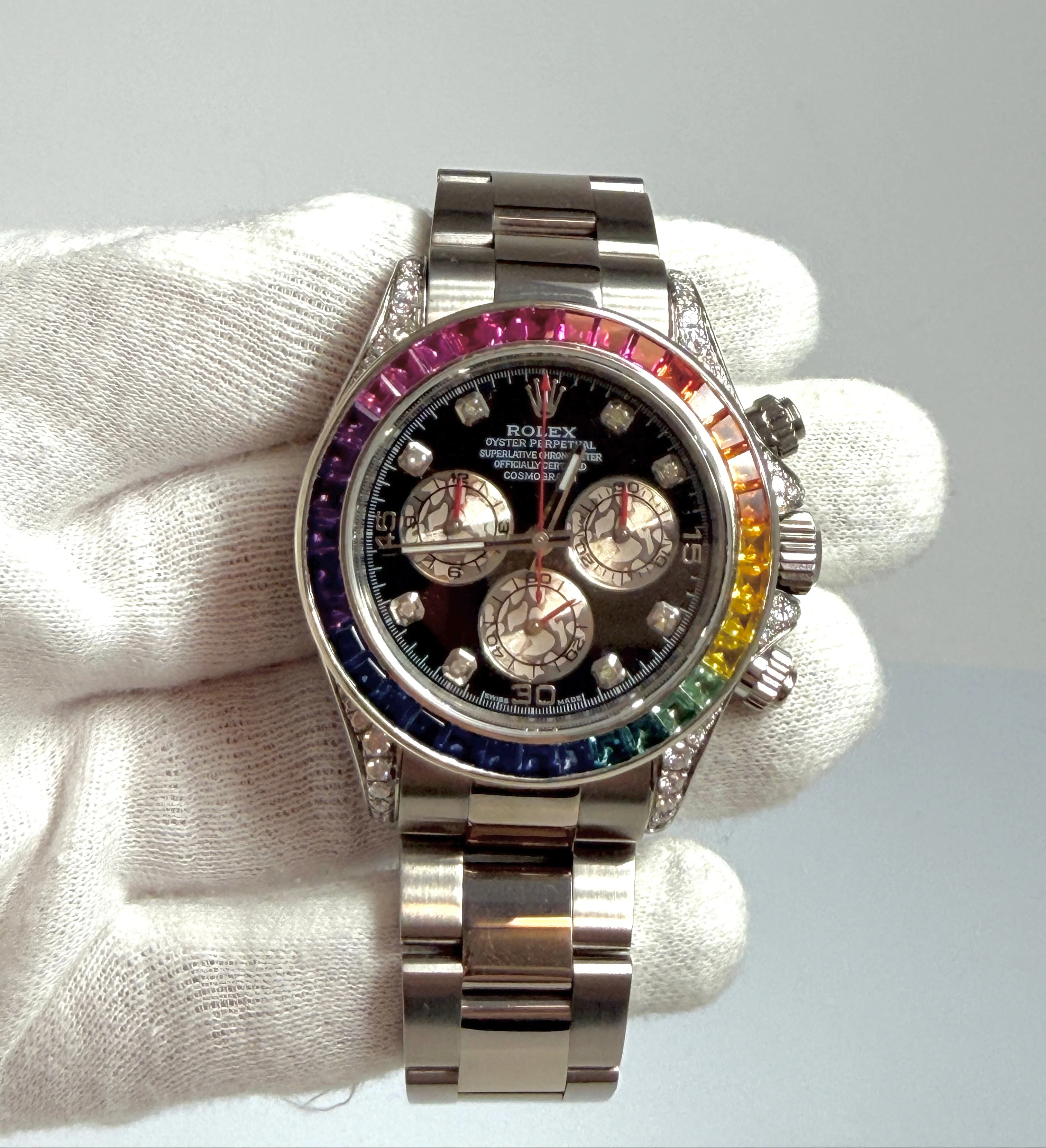 Rolex Daytona Cosmograph 40 mm 18K White Gold Unisex Watch - Image 5