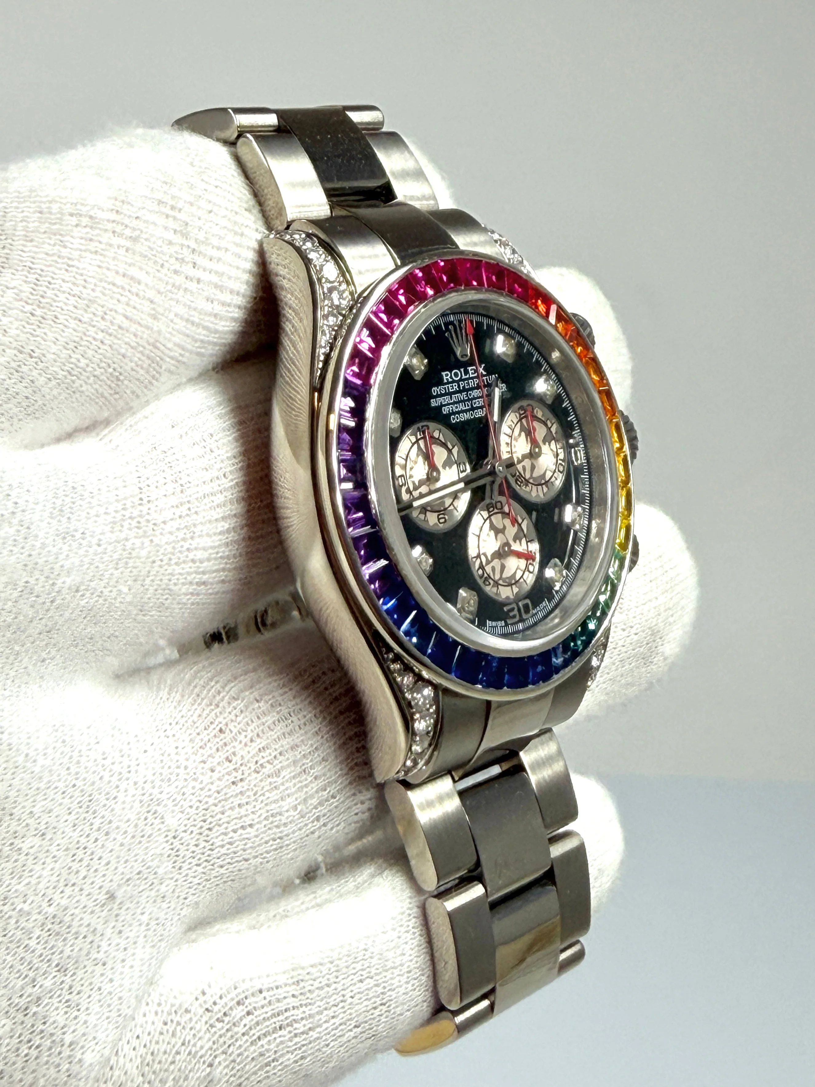 Rolex Daytona Cosmograph 40 mm 18K White Gold Unisex Watch - Image 8