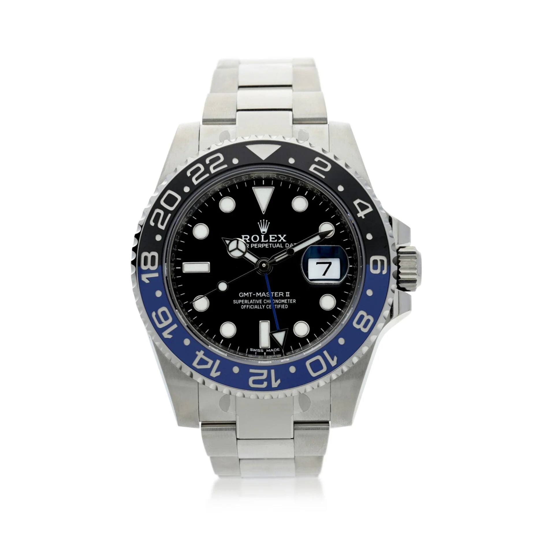 Rolex GMT Master II Stainless Steel & Ceramic Men's Watch