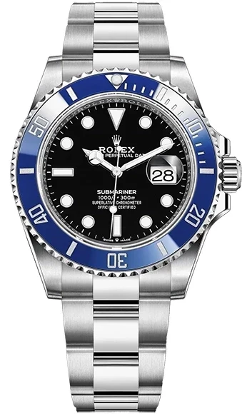 Rolex Submariner Date 18K White Gold Men's Watch