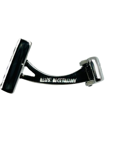 S.T.Dupont “Black Rain” Stainless Steel Cufflinks with 72 Diamonds - Image 5