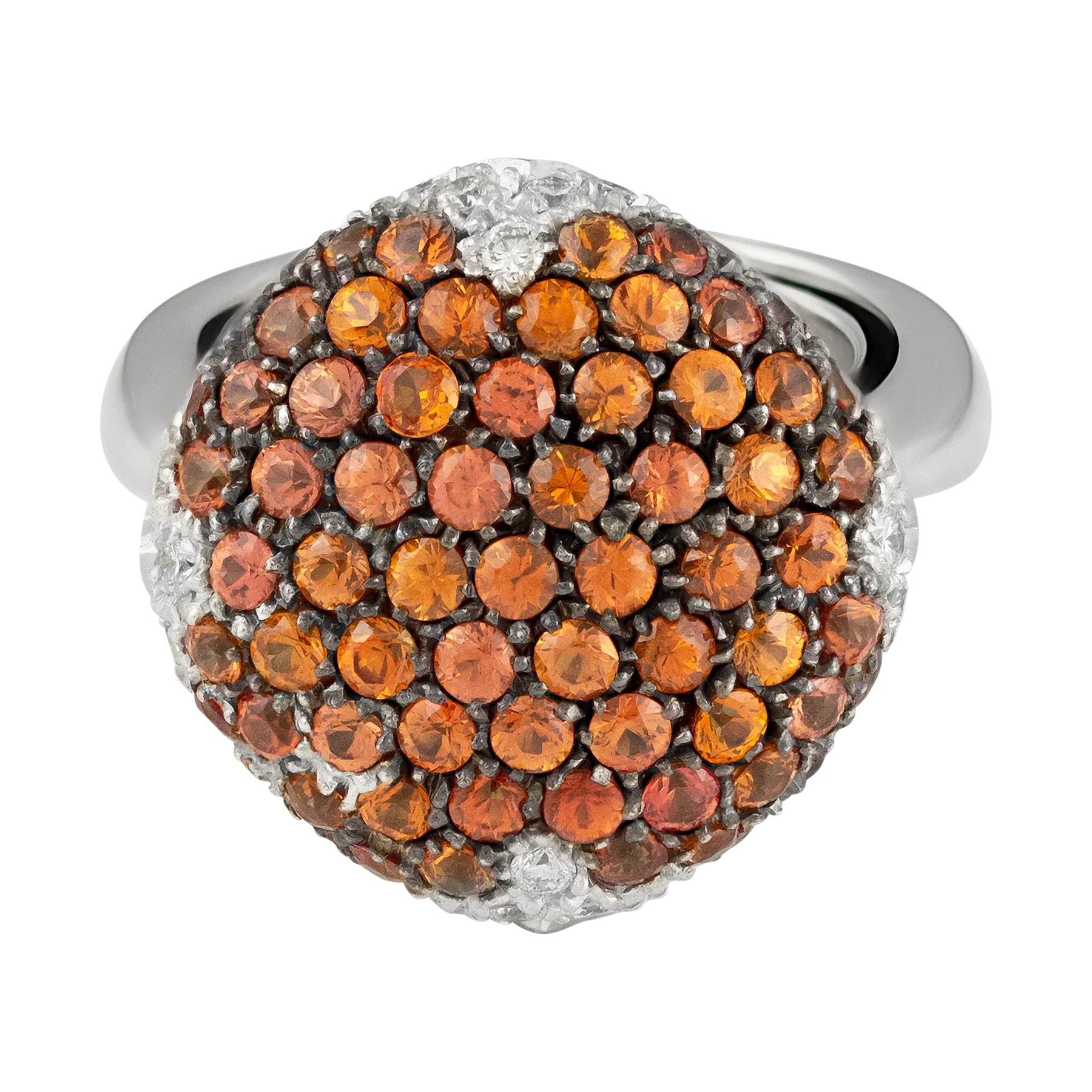 Stefan Hafner 18K White Gold Diamond & Sapphire Lady's Ring - Image 2