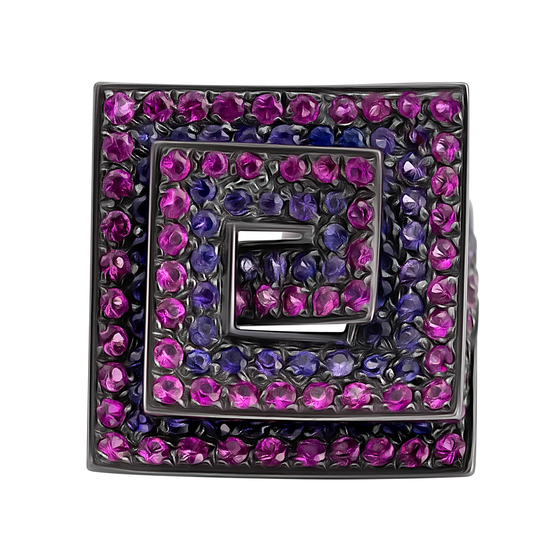 Stefan Hafner 18K White Gold Sapphire Lady's Ring - Image 2