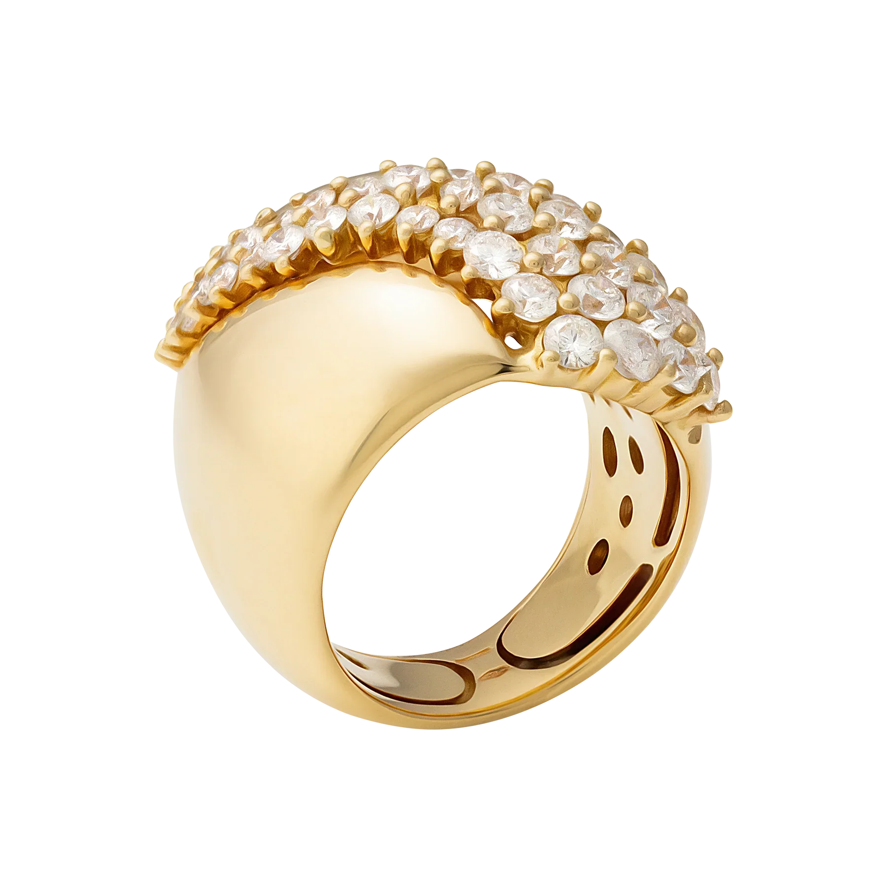 Stefan Hafner 18K Yellow Gold Diamond Lady's Ring - Image 3