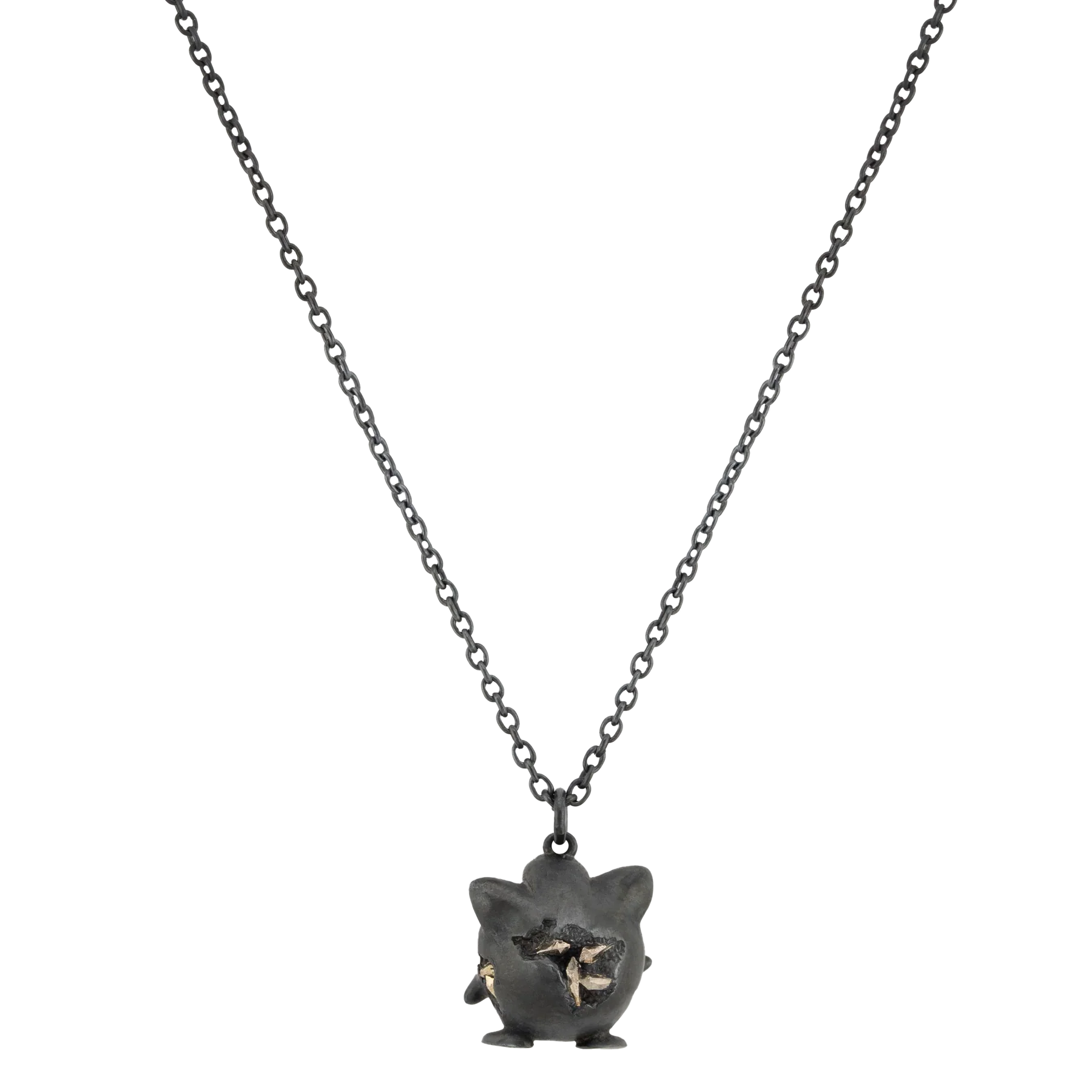 Tiffany & Co. Arsham Studio Pokemon Jigglypuff Oxidized Silver Lady's Necklace